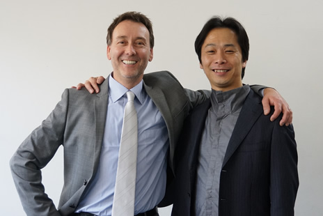 Paul Parker with Shinji Betchaku