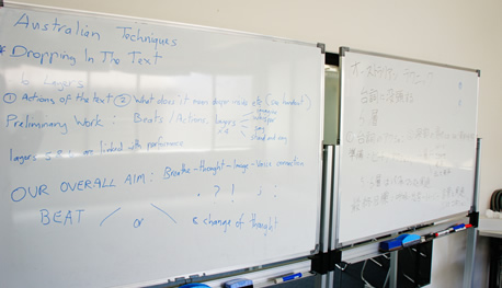 濃密なレッスン内容　オーストラリアン・テクニックやカメラワーク、ハリウッド仕込みのレッスン