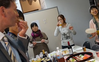 最後は懇親会で盛り上がり