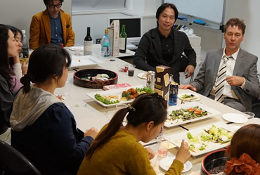 海外講師との懇親会